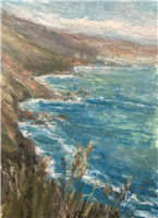 "Remember, Big Sur",  Impressionist Seascape Painting by E.E. Jacks