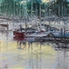 "The Marina",  Impressionist Seascape Painting by E.E. Jacks