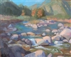 "Eaton Canyon, Fall", landscape oil painting by Arthur Egeli