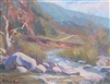 "Eaton Canyon", landscape oil painting by Arthur Egeli