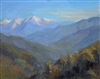 "Snow Capped Mountains", landscape oil painting by Arthur Egeli