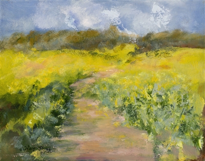 "Walk This Way", Shirley Flynn Oil Painting