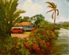 "River's Edge", Ellie Freudenstein Oil Painting of Hawaii