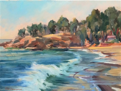 "Whalers Cove", Ellie Freudenstein Oil Painting