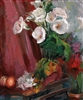 "Still Life With Calla Lillies", Still Life Oil Painting by Paulette Lee
