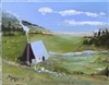 "Spring's Arrival", M Kathryn Massey plein air landscape oil painting