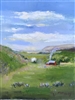 "Cool Northern California Spring", M Kathryn Massey plein air oil painting