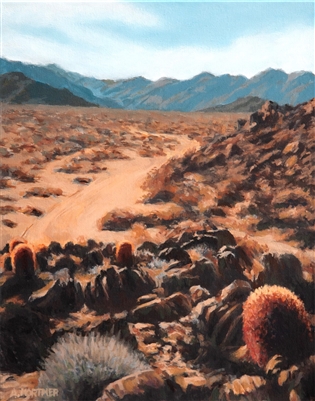 "Mojave Wash", Original Landscape Painting