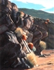 "Mojave Red Barrels", Original Landscape Painting