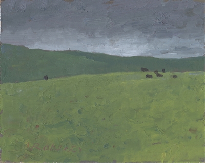 "Rainy Season Study", Mark Roberts Landscape Oil Painting
