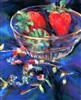 "Peek-A-Boo-Red", Soft Pastel Painting by Susan E. Roden