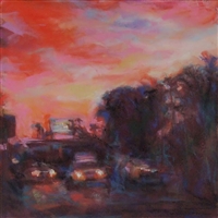 "Pink Travels", Soft Pastel Painting by Susan E. Roden