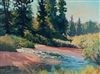 "Sparkling Waters", Martha Saudek Oil Painting