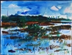 "Briggs Swamp, Florida", Zolita Sverdlove (1936-2009) Contemporary Watercolor