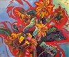 "Symphony of Sunflowers", Still Life Oil Painting by Andrea Tarman