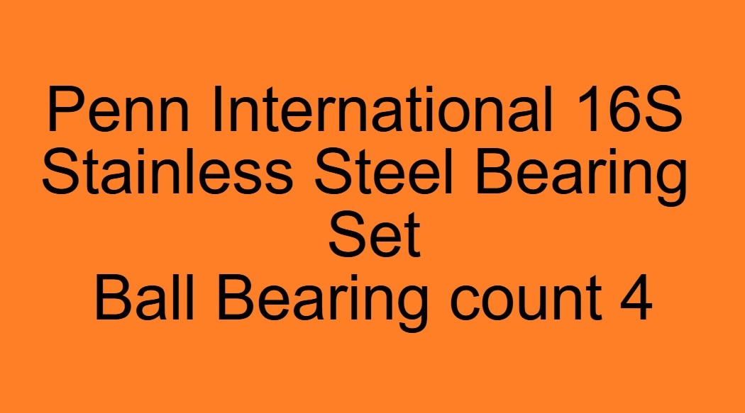 Penn International 16S Stainless Steel Bearing Set, ABEC357.