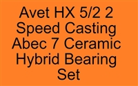 #FR-293C-OS LD, #FR-293C-Y, #FR-293, Avet HX 5/2 2 Speed Casting Abec 7 Bearing Set, ABEC357.