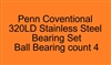 Penn GT Level Wind 320LD Stainless Steel Bearing Set, ABEC357.
