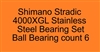 Shimano Stradic 4000XGL Stainless Steel Bearing Set, ABEC357.