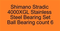 Shimano Stradic 4000XGL Stainless Steel Bearing Set, ABEC357.