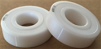 60/22-LL/T9/C3 LD ZRO2, 22x44x12 MM, ABEC357, Full Ceramic, Zirconia ZrO2 Inner/Outer/Balls, PTFE Retainer, PTFE Seals, C3 Fit, Lube Dry.