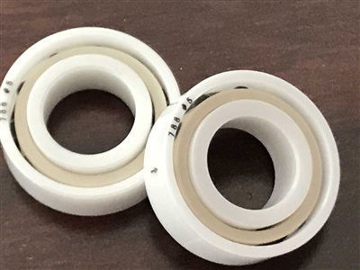 7902AC T9 A5 LD, 15x28x7 mm, ABEC357, Full Ceramic Angular Contact, Silicon Nitride Si3N4 Inner/Outer, Grade 5 Si3N4 Ceramic Balls, PTFE Retainer, Open, ABEC #5, Lube Dry.