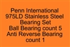 Penn International 975LD Stainless Steel Bearing Set, ABEC357.