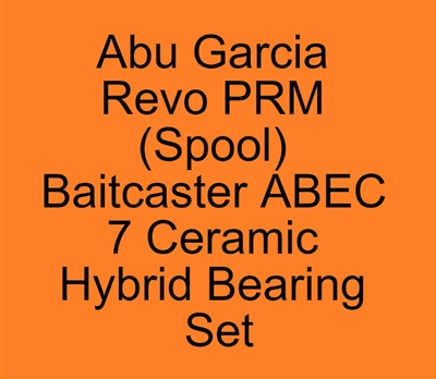 #FR-029C-SALT, #FR-029C-OS LD, #FR-029C-ZZ #7 LD, #FR-029C-Y LD, #FR-029, Abu Garcia Revo PRM (Spool) Baitcaster ABEC 7 Bearing Set, ABEC357.