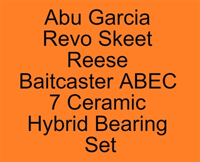 Revo Inshore, Revo Premier, Revo Skeet Reese, Revo Winch, Abu Garcia Revo Skeet Reese Baitcaster ABEC 7 Bearing set, ABEC357.