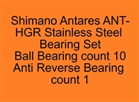 Shimano Antares ANT-HGR Stainless Steel Bearing Set, ABEC357.