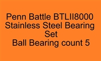 Penn Battle II BTLII8000 (15) Stainless Steel Bearing Set, ABEC357.