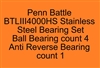 Penn Battle III BTLIII3000 BTLIII4000 BTLIII4000HS Stainless Steel Bearing Set, ABEC357.