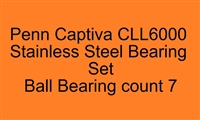 Penn Captiva Live Liner CLL6000 Stainless Steel Bearing Set, ABEC357.