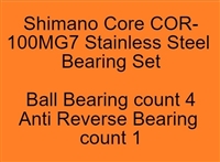 Shimano Core COR-100MG7 Stainless Steel Bearing Set, ABEC357.