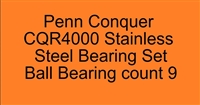 Penn Conquer CQR2000 CQR4000 Stainless Steel Bearing Set, ABEC357.