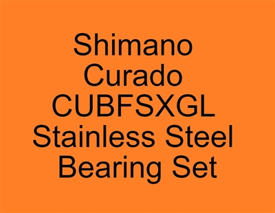 Set of 11 Super Tune bearings, Shimano Curado CUBFSXGL Curado BFS XG, BFS XG L (21) Stainless Steel Bearing Set, ABEC357.