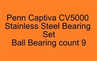 Penn Captiva CV5000 Stainless Steel Bearing Set, ABEC357.