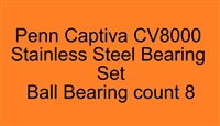 Penn Captiva CV8000 Stainless Steel Bearing Set, ABEC357.