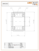 EWC1012, 10x16/17x12 MM, Industrial one way bearing, Fishing one way bearing.