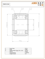 EWC1216, 12x18/19x16 MM, KIT18230, Penn 98B-525, 098B-1184377, 98B-525MAG2, 098B-1239046.