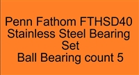 Penn Fathom Star Drag FTHSD40 Stainless Steel Bearing Set, FATHOM STAR DRAG FTHSD12 FTHSD15 FTHSD25N FTHSD30 FTHSD40, ABEC357.