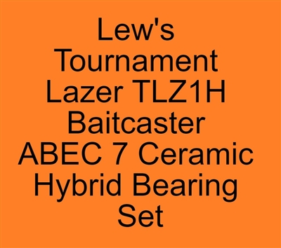 #FR-093C-SALT, #FR-093C-OS LD, #FR-093C-ZZ # 7 LD, #FR-093C-Y LD, #FR-093 LD, Lew's Tournament Lazer TLZ1H Baitcaster ABEC 7 Bearing set, ABEC357.