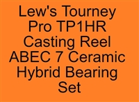 Upgrade reel performance Lew's Tourney Pro TP1HR Casting Reel, 3 replacement bearings, Ceramic Super Tune Bearings, ABEC357, Ceramic Hybrid ABEC 7 Orange Seal Bearings.