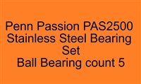 Penn Passion PAS2500 (16) Stainless Steel Bearing Set, ABEC357.