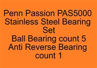 Penn Passion PAS5000 Passion 5000 (16) Stainless Steel Bearing Set, ABEC357.