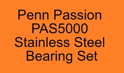 Penn Passion PAS5000 Stainless Steel Bearing Set, ABEC357.