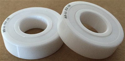 5/8"x1 3/8"x11/32", R10-LL/T9/C3 LD ZRO2, KIT15232, ABEC357, Radial Full Ceramic Bearings, Zirconia ZRO2 Inner/Outer/Balls, PTFE Retainer, PTFE Seals, C3 Fit, Lube Dry.