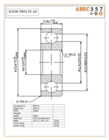R1038 ZRO2 FC LD, â€‹3/8"x5/8"x5/32"â€‹, 0.3750x0.6250x0.1562 in, ABEC357, â€‹ Full Ceramic, Zirconia ZrO2 Inner/Outer/Balls, Full Complement, Open, Lube Dry.