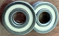 R4-PP/TP/C3 Si3N4 A5 LD, 1/4"x5/8"x0.196", 0.2500x0.6250x0.1960 in, ABEC357, Full Ceramic, Silicon Nitride Inner/Outer, Grade 5 Si3N4 Ceramic Balls, Peek Retainer, Peek Seals, C3 Fit, ABEC #5, Lube Dry, R4-LL/T9/C3 LD SI3N4.