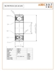 R6-PP/TP/C4 Z/S #5 LD, KIT12604, 3/8"x7/8"x9/32", 0.3750x0.8750x0.2812 in, KIT7836, ABEC357, Full Ceramic, Zirconia ZrO2 Inner/Outer, Grade 5 Si3N4 Ceramic Balls, Peek Retainer, Peek Seals, C4 Fit, ABEC #5, Lube Dry.